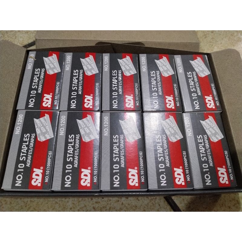 

Atom SDI \ Staples Bagus \ Isi Hekter Kecil No.10 \ 10Dus Kecil