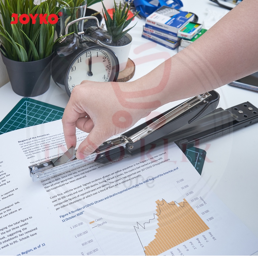 

Stapler HD 35LA Panjang Joyko / Alat Stapler Jilid Tengah HD-35LA / Stapler Kertas Tengah HD 35 LA