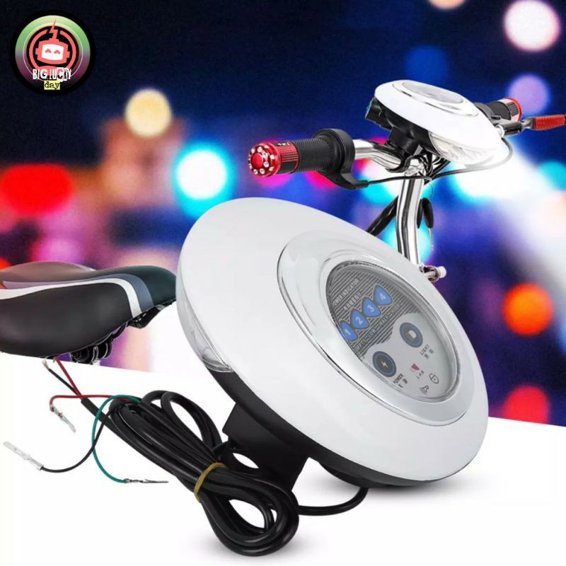 HEADLAMP UNIVERSAL 24V 36V 48V BATOK LAMPU INDIKATOR SCOOTER LISTRIK MR JACKIE S898 SEPEDA LISTRIK