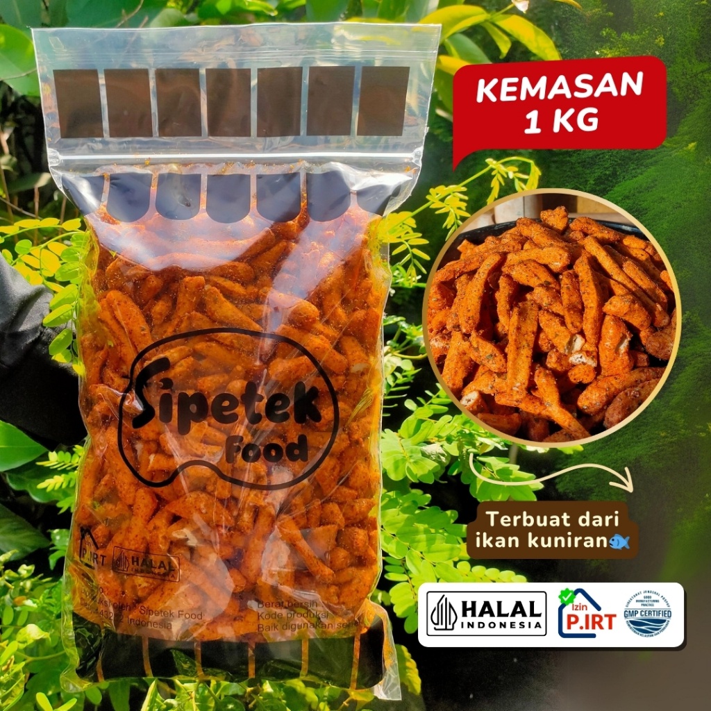 

Sipetek - [Spesial] Basreng Ikan 1kg Pedas Gurih Daun Jeruk WE!