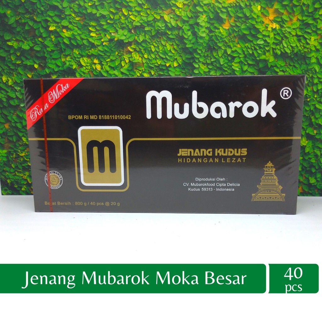 

Jenang Kudus Mubarok Moka Deluxe Besar 40pcs WE!