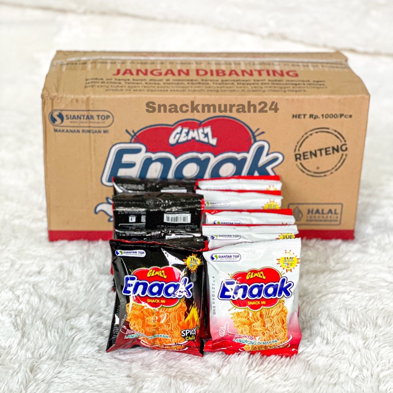 

Mie Gemez Enaak 1 Dus isi 80 PCS Siantar Top WE!