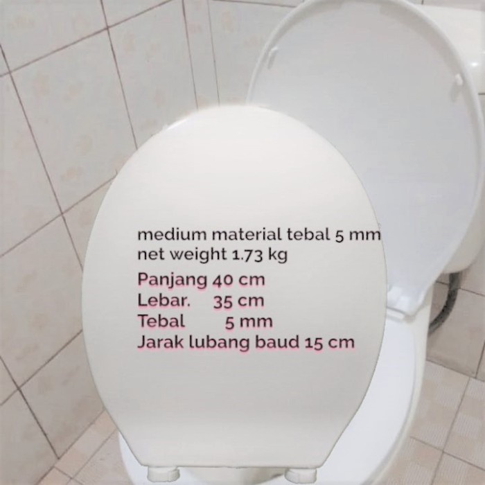 Berkah Tutup Kloset Duduk Model Toto Sw420jp