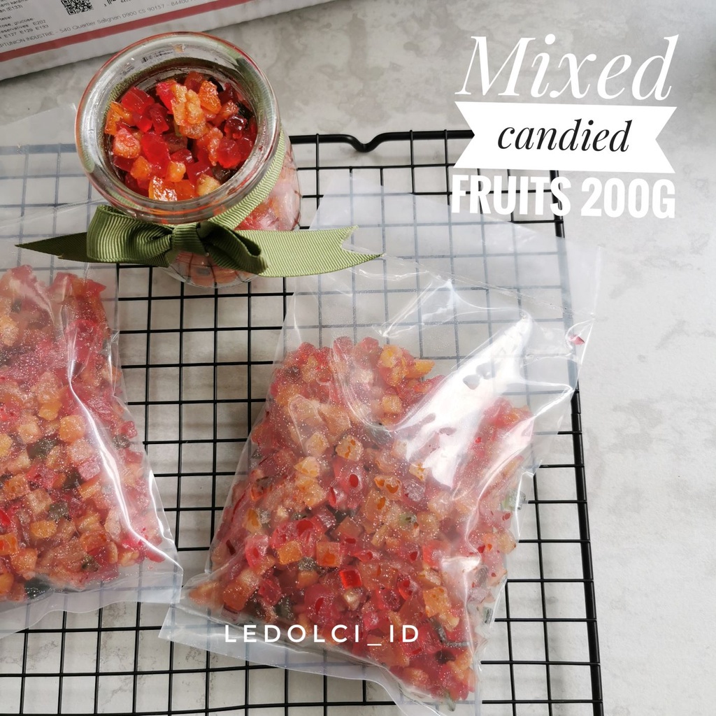 

APTUNION MIX FRUITS SUKADE BUAH KERING MIX FRUIT 200 GRAM WE!