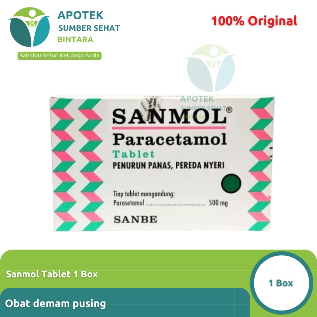 [1 Box] Sanmol/Sanmol Forte Tablet