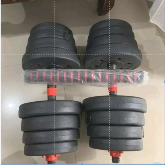 Dumbbell PVC set 30 Kg (Baca Deskripsi)