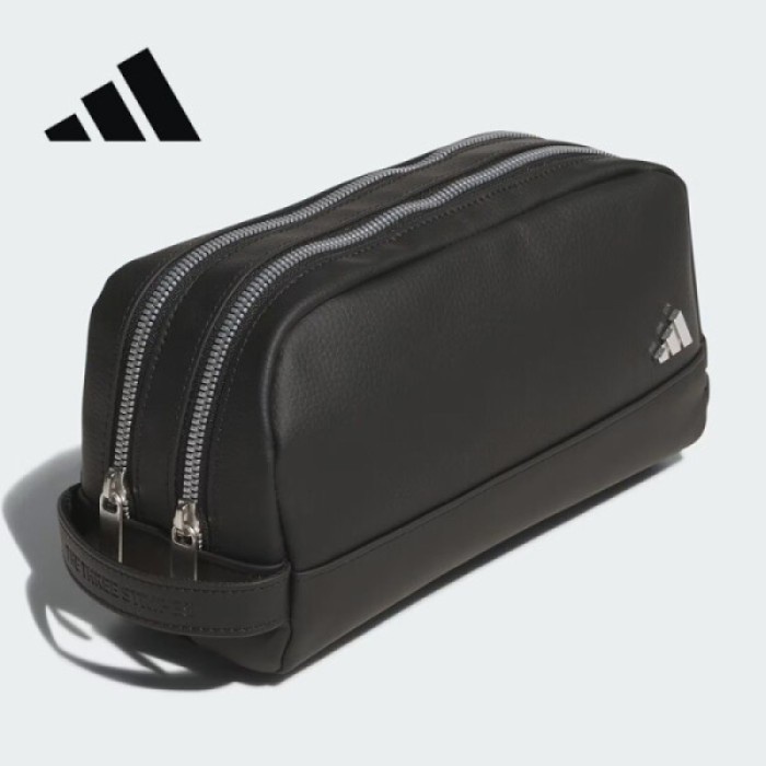 Adidas Two Zip Pouch Golf - Black