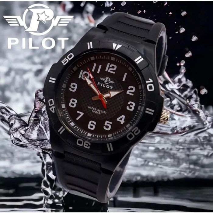 Jam Tangan Pria Wanita Model Sporty Analog Tahan Air