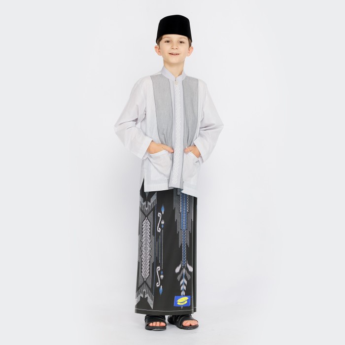 Sarung Anak Atlas Junior Kembang Motif BHS SGF/ Sarung Atlas Anak Motif BHS SGF