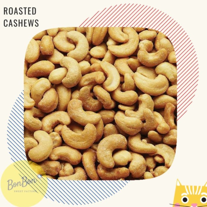 

KACANG MEDE PANGGANG ORIGINAL ASIN BAWANG / METE OVEN ROASTED 500 GRAM