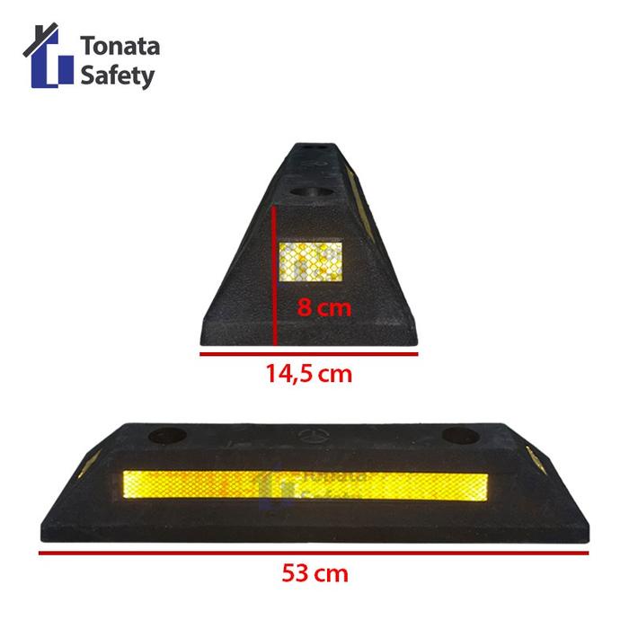 

Terlaris Wheel Stopper Rubber / Pengganjal Ban / Batas Parkir TNT-WS02