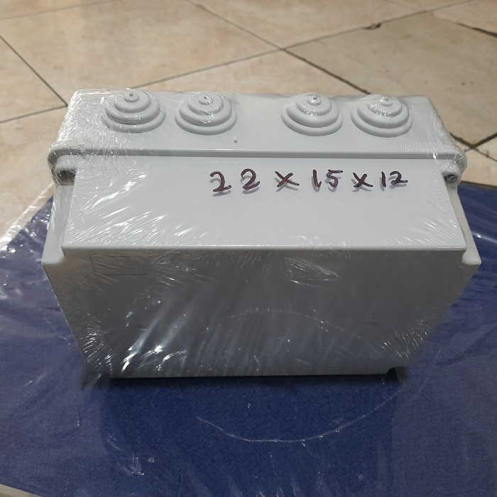 Katroll Grosir - Box Panel Listrik Plastik Pvc 22 X 15 X 12 Cm