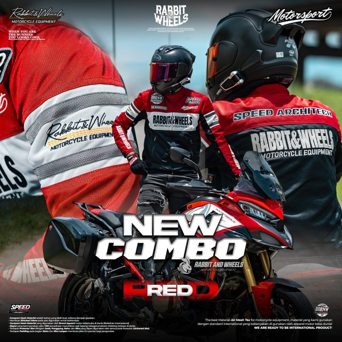 New Combo "Red" Rabbit And Wheels