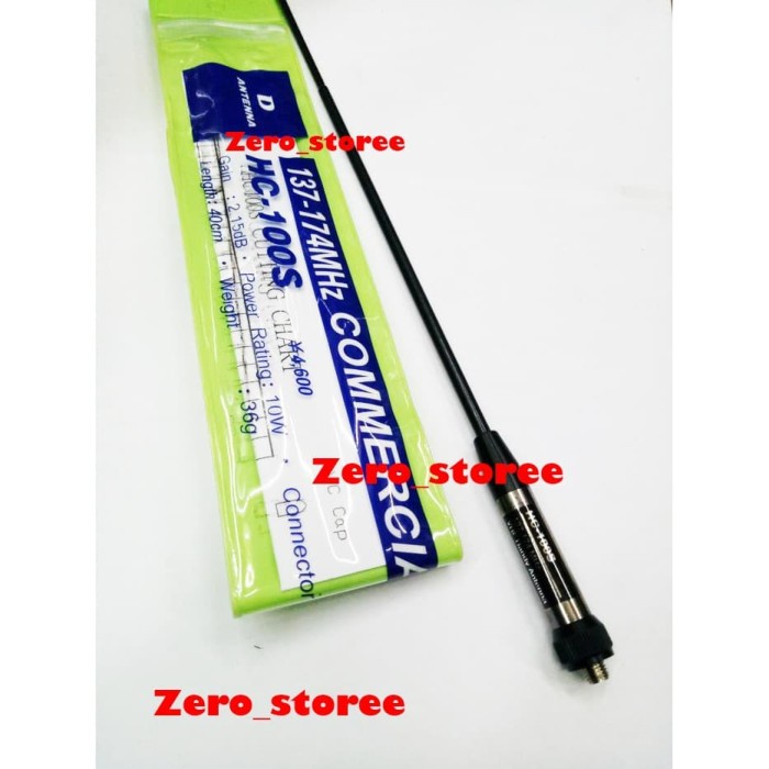 JTTOP" ANTENA HT HC 100S SMA FEMALE D ANTENNA HC-100S ANTENA HC100S VHF PECUT