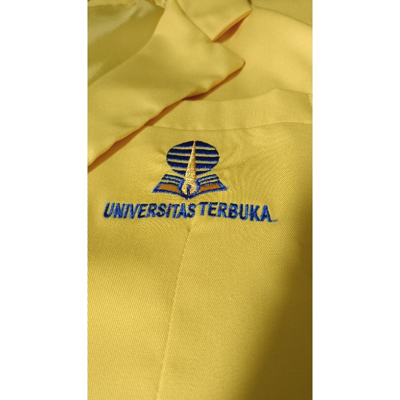 Terbaru Almet Ut Premium Jas Almamater Ut Universitas Terbuka Almet Ut Kuning Ready Stock