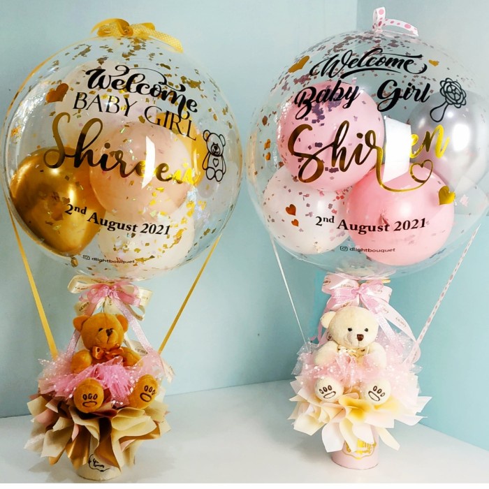TERLARIS Balon baby new born/ Balon buket/Balon buket Baby new born