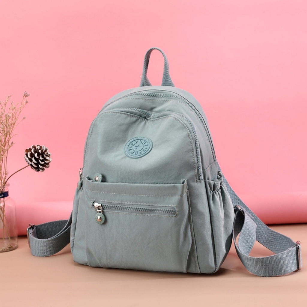 Tas ransel wanita kipling parasut/Tas selempang cantik wanita high quality -KwalitasGan