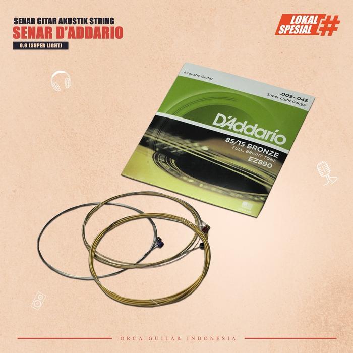 SENAR D'ADDARIO AKUSTIK BRONZE GITAR AKUSTIK