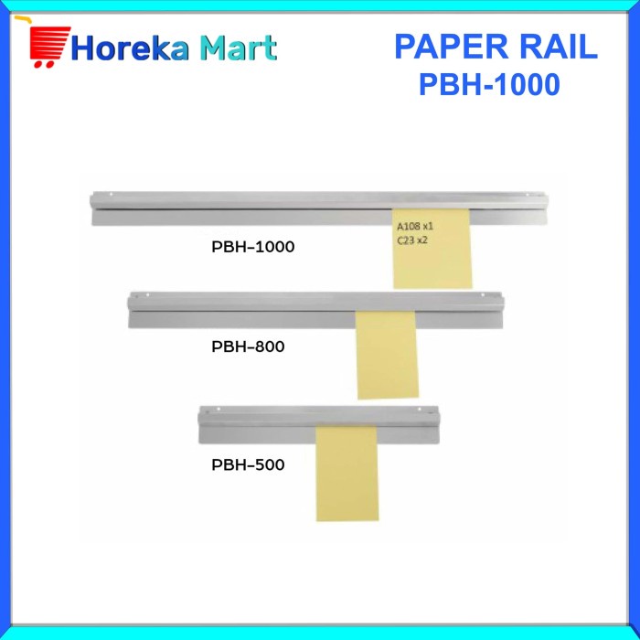 

PENJEPIT MENU TAGIHAN PAPER BILL HOLDER STAINLESS STEEL MUTU PBH-1000