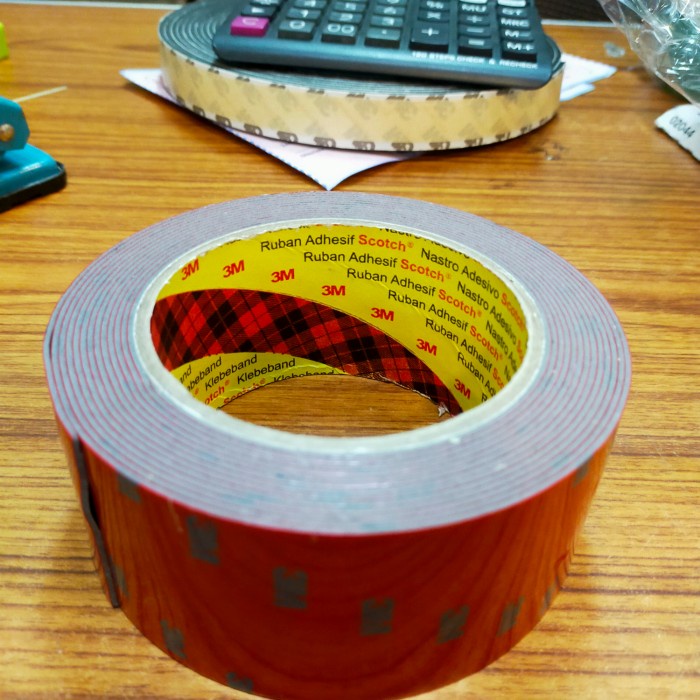 

3M 5666 DOUBLE TAPE ABU" PEREKAT AKSESORIS MOBIL-MOTOR 5CMX4,5M