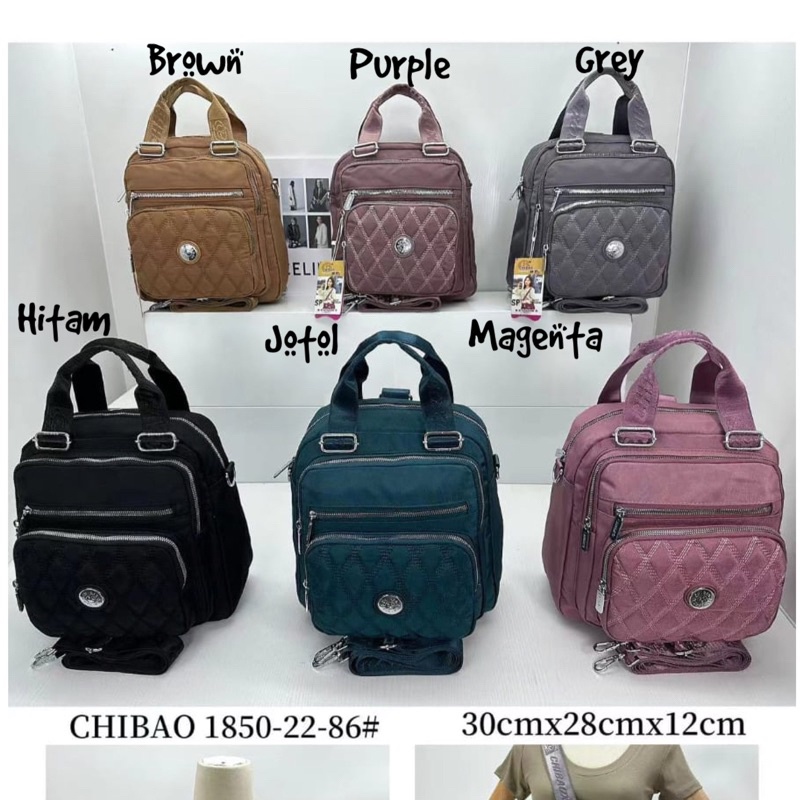 CB1850-22-51 TAS WANITA IMPORT CHIBAO 3in1 JUMBO -KwalitasGan
