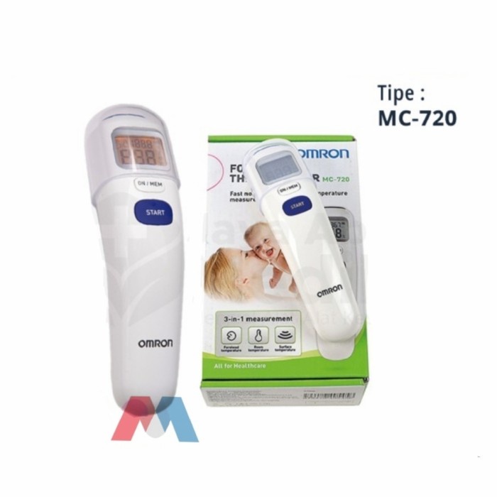 Ready Thermometer Tembak Infrared Gun Omron Digital MC 720 Non Contact