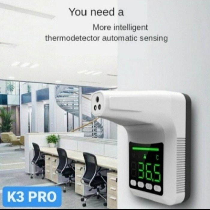 Ready Termometer Non Contact K3Pro Thermometer Standing Infrared [K3]