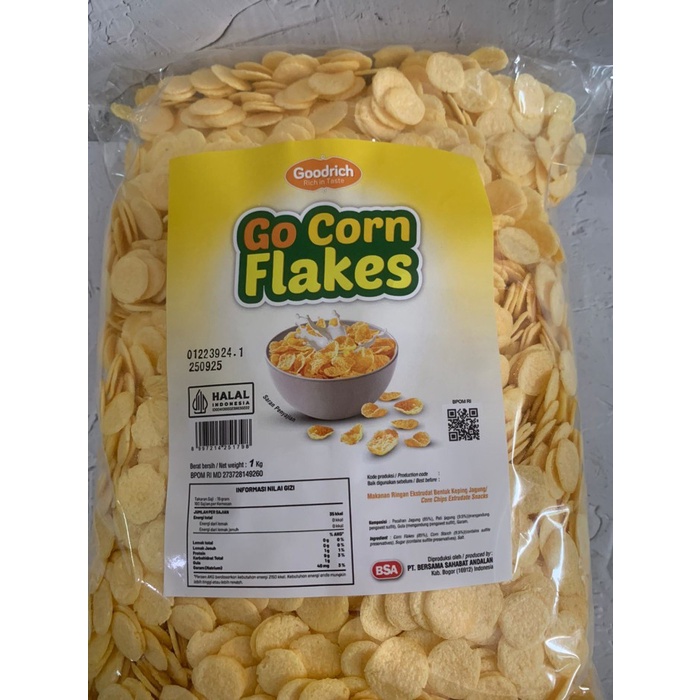 

Corn Flakes 1Kg/Sereal Jagung Goodrich 1Kg