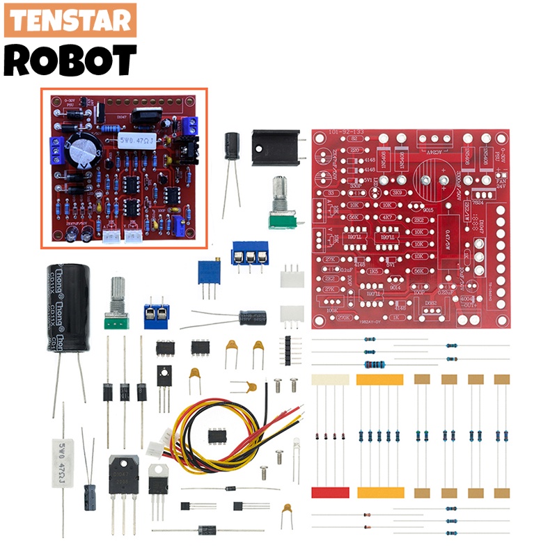 0-30V 2Ma-3A Dc Regulated Power Supply Diy Kit Continuously Adjustable Current Limiting Protection