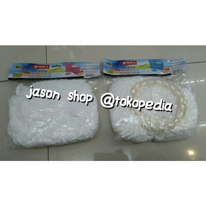 Refill Livina Spin mop Lion star BM-50/Refill pel Livina spin mop