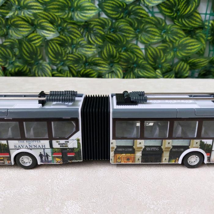 Mainan Rc Bus Gandeng Remote Control Bis Pariwisata Led