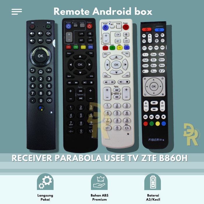 TERJAMIN ASLI REMOTE RECEIVER STB USEE TV INDIHOME SPEEDY TV ZTE ZXV10 B860H KODE 1389