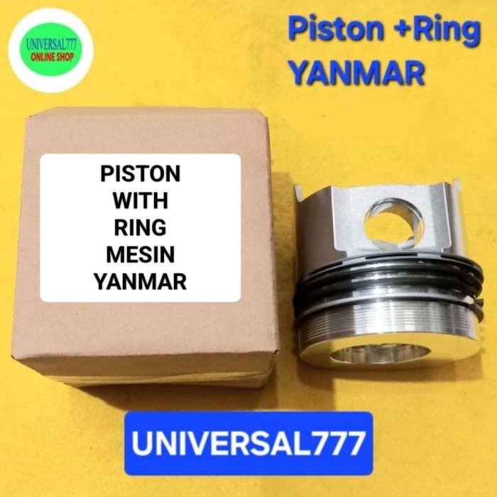 Piston With Ring Seher Mesin Yanmar TF-115 TF115 TF 115 Taiwan