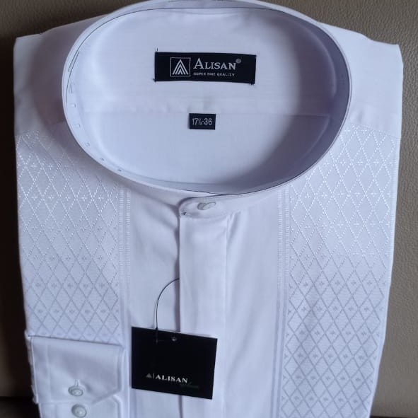 baju koko pria lengan panjang Alisan jumbo