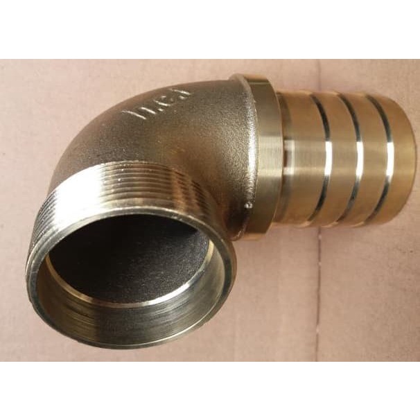 NEPEL ELBOW SELANG L KUNINGAN UKURAN 1 inch