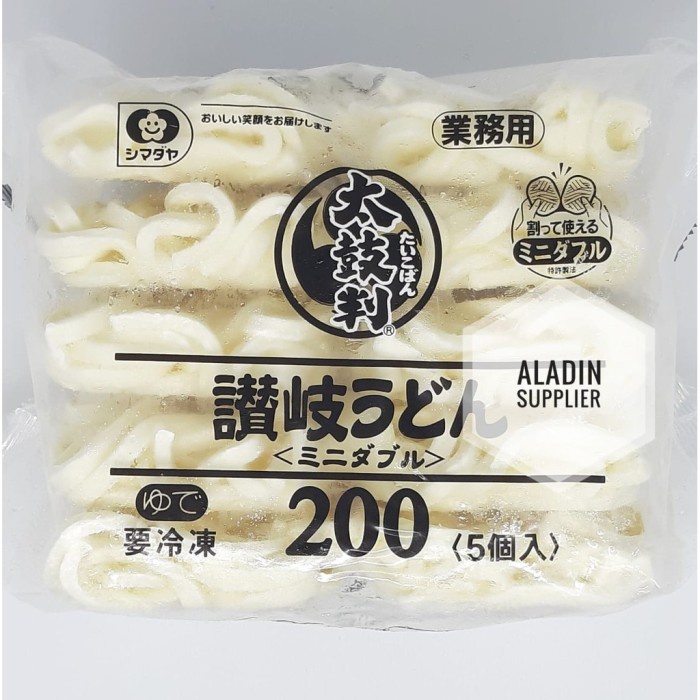 

Sale Terbatas Shimadaya Taikoban Sanuki Udon 200Gr/Mi Udon Basah Frozen Jepang 1,25 Aman