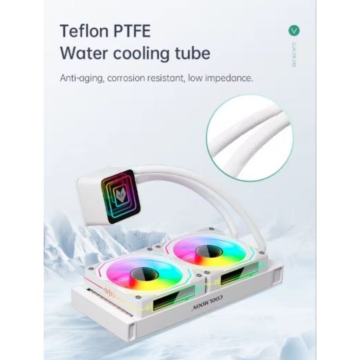 Terpopuler Coolmoon Aosor Cpu Liquid Cooler Glacier 240 Argb