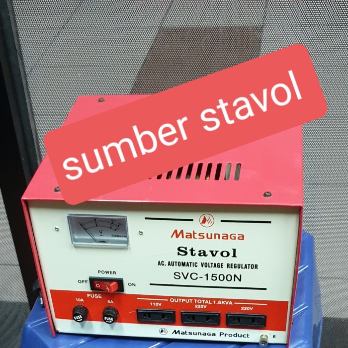 Paling Berkualitas Stabilizer 1500 Watt-Stavol 1500Va-Matsunaga 1500N Stavolt Matsunaga