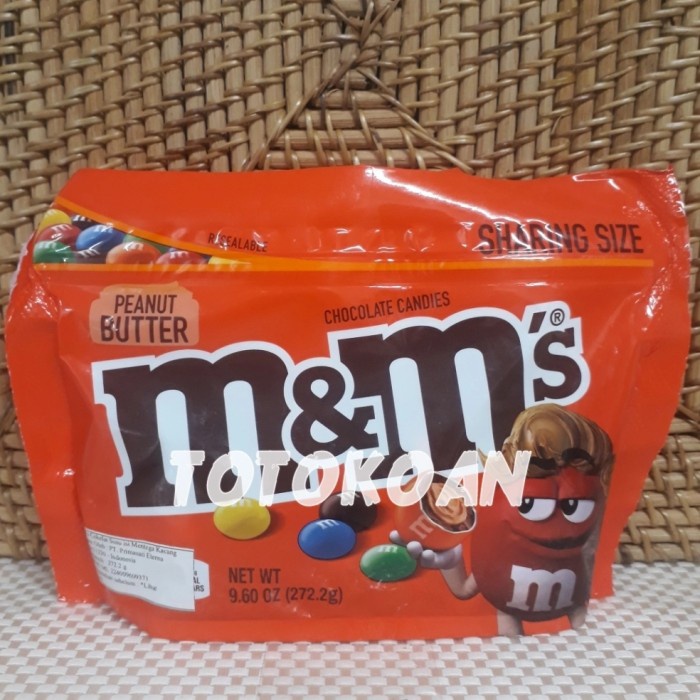 

BARANG TERLARIS M&M'S M&M PEANUT BUTTER CHOCOLATE CANDIES SHARING 272,2 GR