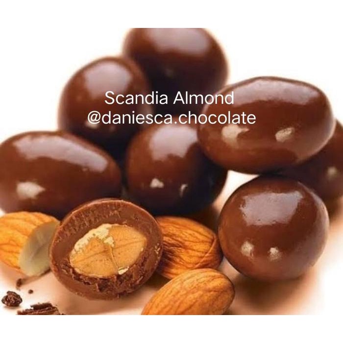 

BARANG TERLARIS .KARTONAN Coklat Scandia Almond 6 kg BEST SELLER Chocolate