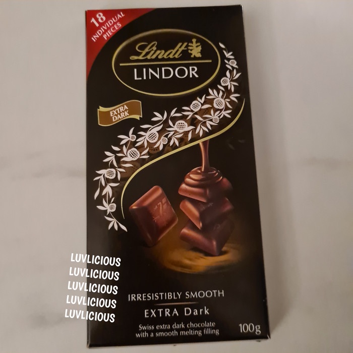 

BARANG TERLARIS LINDT LINDOR SMOOTH EXTRA DARK CHOCOLATE PIECES COKLAT COKELAT