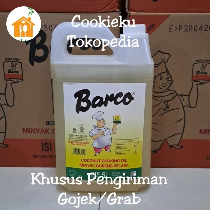 

BARANG TERLARIS Minyak Goreng Barco 5 liter jerigen