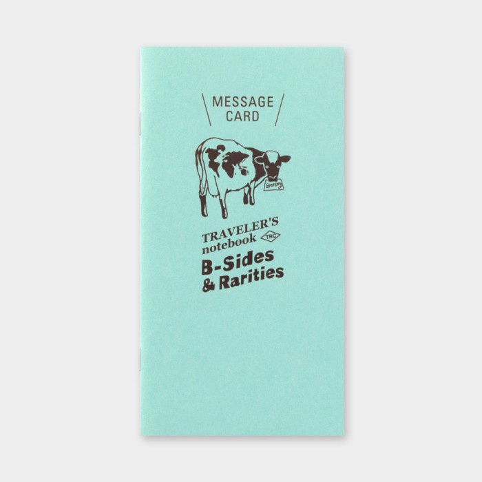 

BARANG TERLARIS Traveler's Notebook Regular Size Refill Message Card