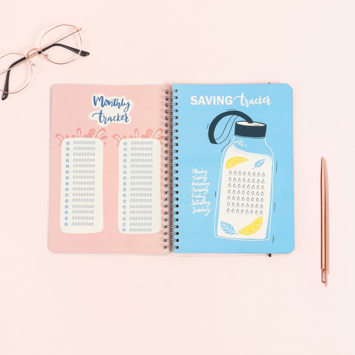 

BARANG TERLARIS Bukuqu Notebook Spiral A5 - SM024 Saving Tracker