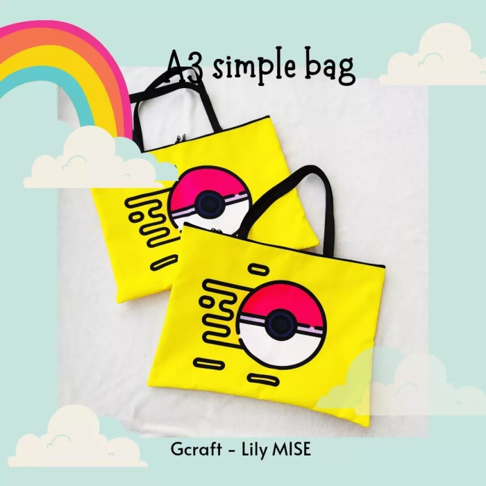 

BARANG TERLARIS tas A3 - a3 simple bag - tas folder a3 - tas buku gambar a3