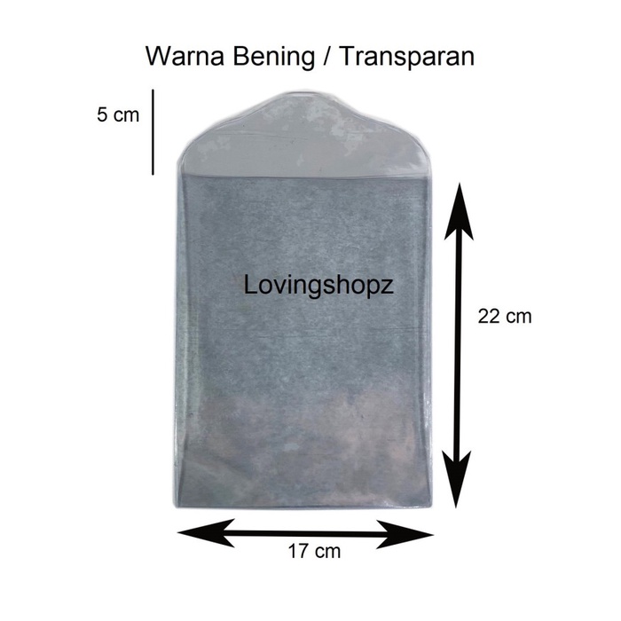 

BARANG TERLARIS Plastik Dokumen, Amplop/Sampul Mika 17 X 22 cm , 0.2 Mikron