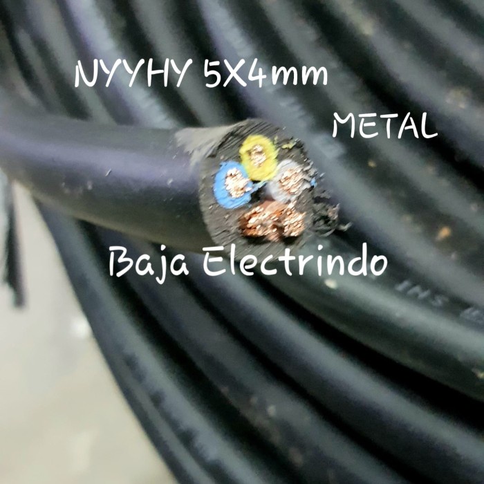 Kabel Listrik Serabut isi 5 NYYHY 5X4MM JEMBO/100MTR