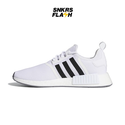 ADIDAS Nmd R1 Primeblue White Black Grey Sepatu Sneakers Unisex - GZ9261 - Size 38