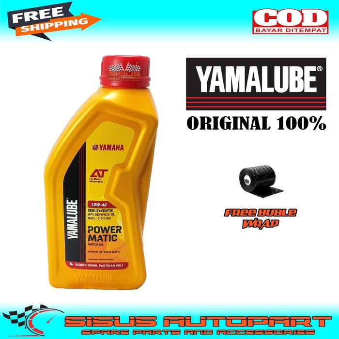 Paket Yamalube Power Matic Original Dan Oli Gardan Yamalube / Yamalube Power Matic 10W-40 800Ml Plus