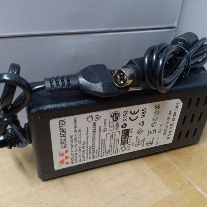 Adaptor 12V 5A 4pin DVR HIKVISION
